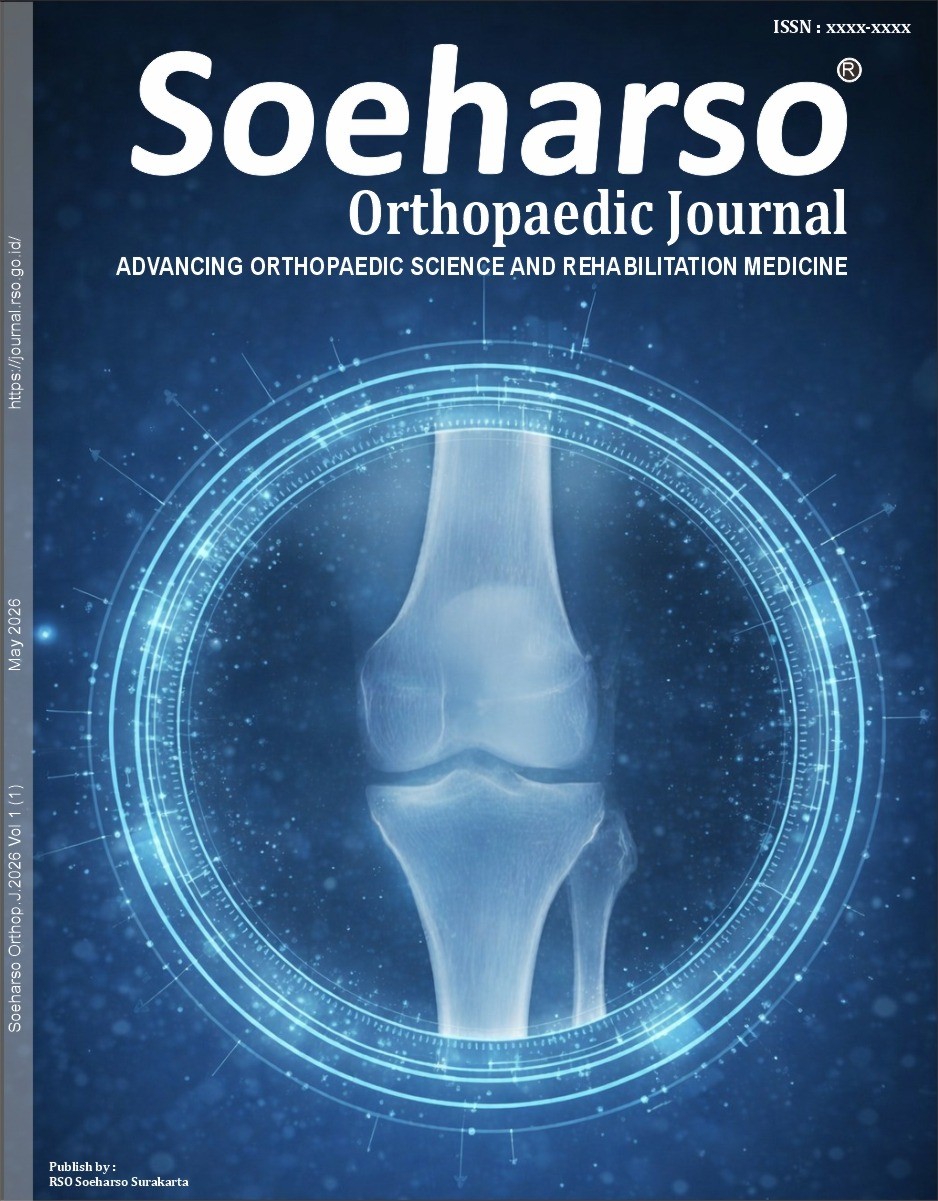 Featured cover of Soeharso Orthopaedic Journal